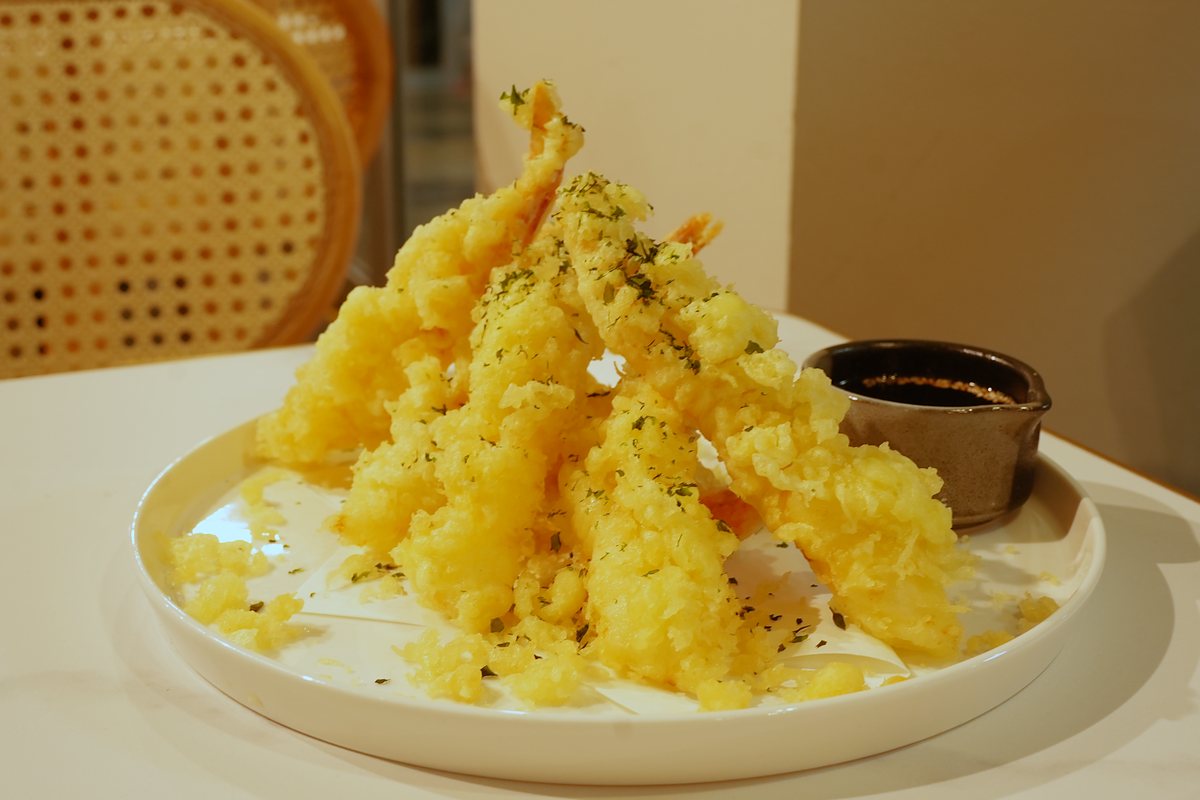 Tempura at SORA Meadowbank